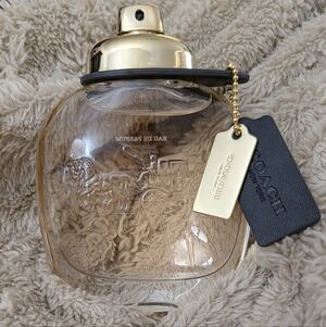 Coach Perfume Bottle with Gold and Black Accents